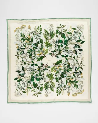 St. Piece Bianaca Double-Sided Large Square Silk Scarf