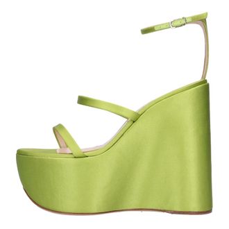 Casadei Dames, Schoenen, Groen, Maat: 37 EU Satijn