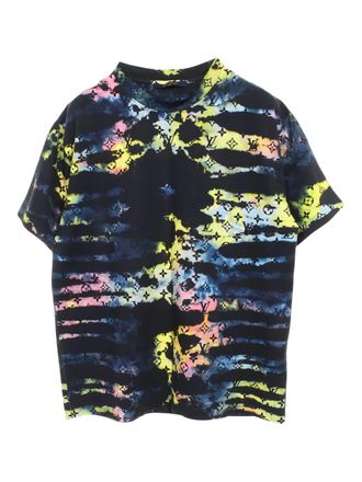 Louis Vuitton 2010s Monogram tie-dye T-Shirt - men - Cotton - M - Black