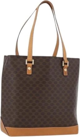 Celine Pre-owned Vintage Tote Bag - Dames - Vintage Shopper - Bruin - ONE Size - Leer - Vintage