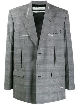 Off-white Geconstrueerde blazer - Grijs