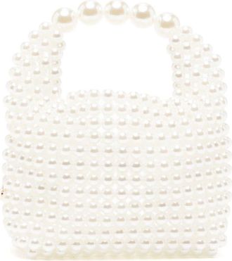 0711 mini Jodie tote bag - women - Acrylic - One Size - White