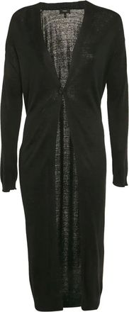 Theory single-button long cardigan - Black