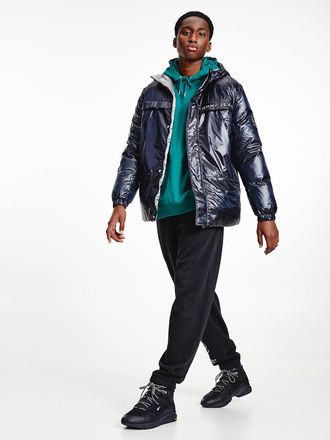Tommy Hilfiger Wattierte Wende-Puffer-Jacke in Metallic