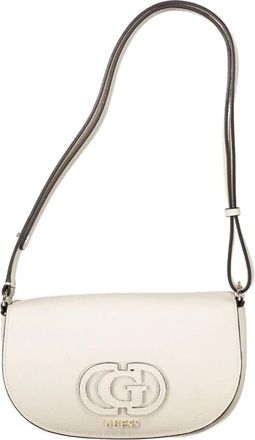 Guess Calebra Bag - Dames - Schoudertassen - Wit - ONE Size - Tassen