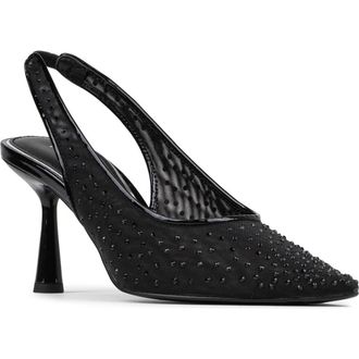 Donald J Pliner Eloise Slingback Pointed Toe Pump in Black at Nordstrom Rack, Size 6.5
