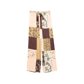 Siedres Manoce Floral-detail Trousers
