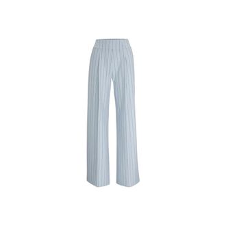 HUGO BOSS Dames, Broeken, Blauw, Maat: 2XS