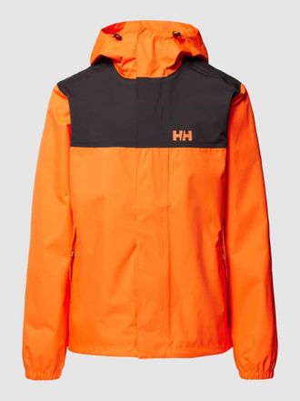 Helly Hansen Jacke mit Label-Stitching in Orange, Gr&ouml;&szlig;e XL