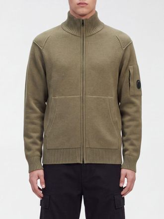 C.P. Company C. P. COMPANY Turtleneck Wool Blend Jumper with Zip and Kangaroo Pocket