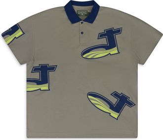 Denim Tears Grey 24 Polo T-Shirt