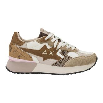 Sun 68 Stargirl Sneaker - Dames - Schoenen - Beige - Maat: 36 EU Leer