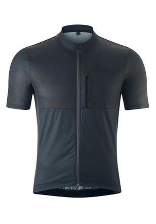 Gonso Radtrikot GONSO PRESEGNO, Herren, Gr. M, blau (nachtblau), 95% Polyester, 5% Elasthan, Rundhals, Trikots Radtrikot, Herren Radshirt kurzarm, atmungsak