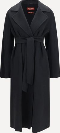 Max Mara Cappotto lungo a vestaglia in lana, cashemire e seta Woman 40