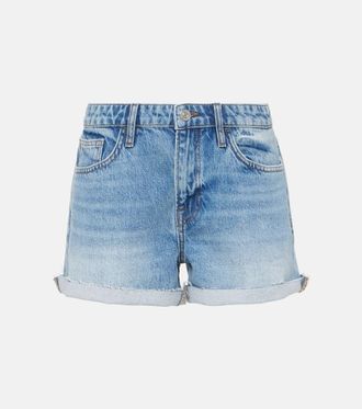 Frame Denim Le Grand Garçon high-rise denim shorts