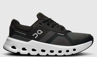 On Womens Cloudrunner 2 Shoe In Eclipse/black