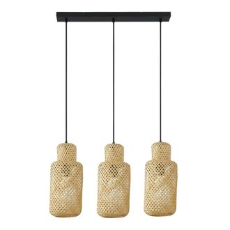 Lindby L&aacute;mpara de techo Marr&oacute;n