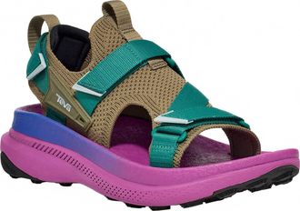 Teva Womens Aventrail Sandal In Burnt Olive/vivid Violet