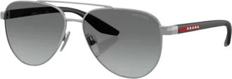 Prada unisex, Accessoires, Grijs, Maat: 58 MM Nylon