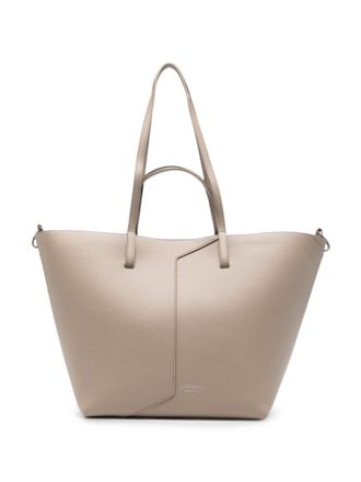 Emporio Armani middelgrote leren draagtas