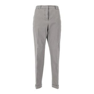 PESERICO Dames, Broeken, Grijs, Maat: 2XL