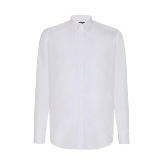 Dolce & Gabbana Formal Shirts, male, White, Size: 3XL Cotton Shirt