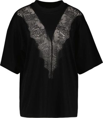 Anine Bing Jamila Top - Heren - T-shirts - Zwart - XS - Katoen - Tops