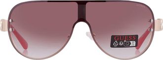Guess Brown Gradient Shield Ladies Sunglasses GO00037 32G 00