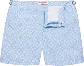 Orlebar Brown Costume da bagno Setter a fiori - Bianco