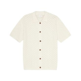 Les Deux Polo Shirts, male, White, Size: S Gespertus SS Knit Shirt