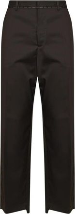 Costumein Rechte broek - Heren - Straight fit broeken - Bruin - M - Wol - Broeken