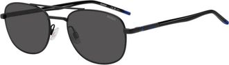 HUGO BOSS HG 1375/S Zonnebril - Heren - Accessoires - Zwart - Maat: 56 MM