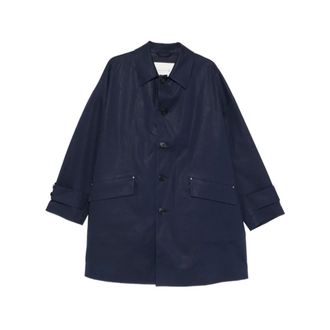 Mackintosh Single-Breasted Coats, male, Blue, Size: 3XS Humbie GTS Raintec Coat