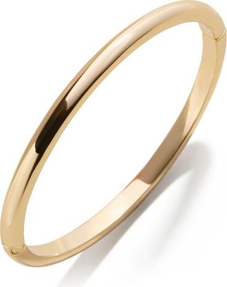 BaubleBar Slim Gold Bangle Bracelet at Nordstrom