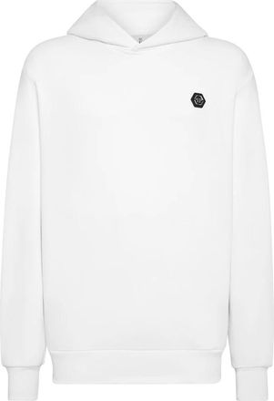 Philipp Plein Heren, Sweatshirts & Hoodies, Wit, Maat: XL Katoen