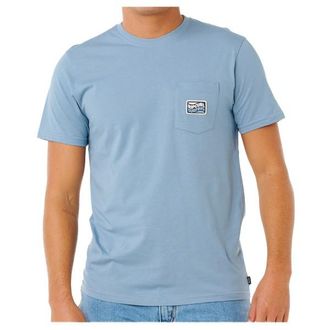 Rip Curl Streamline Pocket Badge Tee T-Shirt f&uuml;r Herren | blau