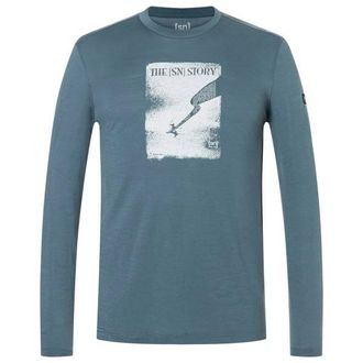 super.natural The SN Story L/S Longsleeve f&uuml;r Herren | grau