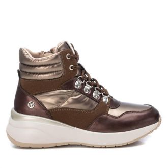 Xti Womens Sport Wedge Booties In Bronze