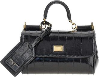 Dolce & Gabbana Eel leather mini My Sicily bag Woman One Size