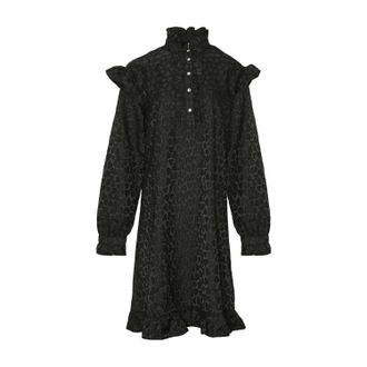 Noella Reno Ruby Ruffle-jurk in zwart