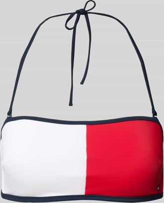 Tommy Hilfiger Bandeau im Color Blocking Look in Marine, Größe XL