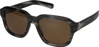 Gucci Stijlvolle Zonnebril - Heren - Zonnebrillen - Bruin - 55 MM - Accessoires