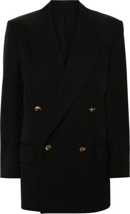Bottega Veneta Double-Breasted Wool Blazer - Womens - Cotton/Viscose/Wool