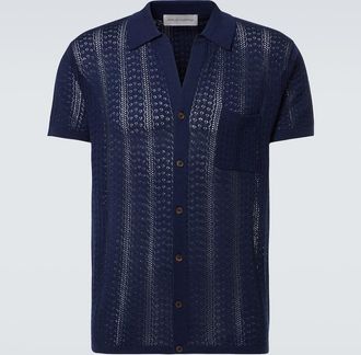 King & Tuckfield Knitted wool shirt