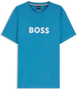 BOSS Cotton jersey T-shirt with logo print