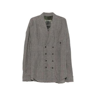 Ziggy Chen Prince Of Wales Double-breasted Jacket