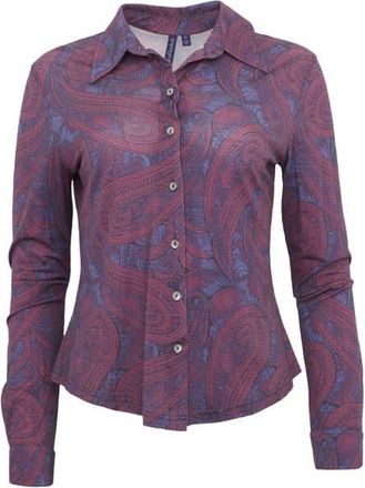 Lords of Harlech Scarlet Merino Wool Shirt in Badalona Plum at Nordstrom, Size Xx-Large