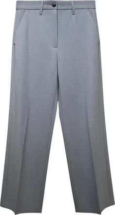 Nine In The Morning Geplooide broek met knoop - Grijs