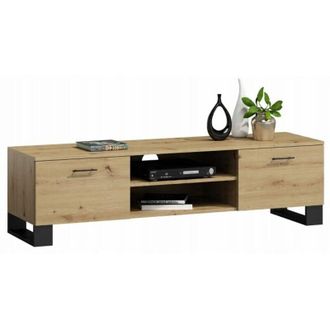 OEM Mobile Tv Klara 150 In Rovere Artigianale Per Il Soggiorno, Mensola Tv Mk