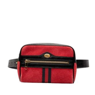 Gucci Pre-owned Belt Bags, female, Red, Size: ONE SIZE Pre-owned Ophidia Belt Bag